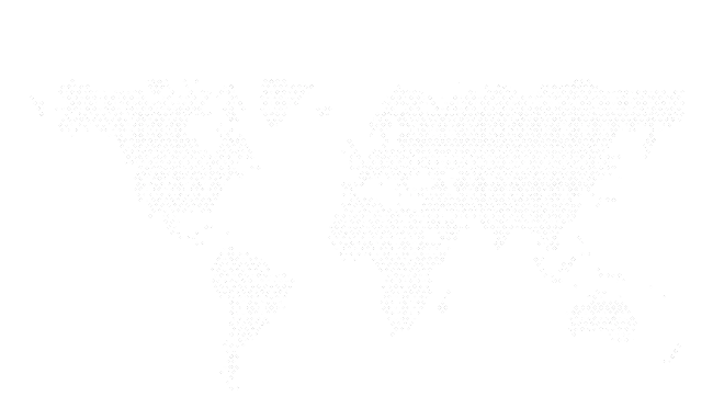 Dotted map of the world