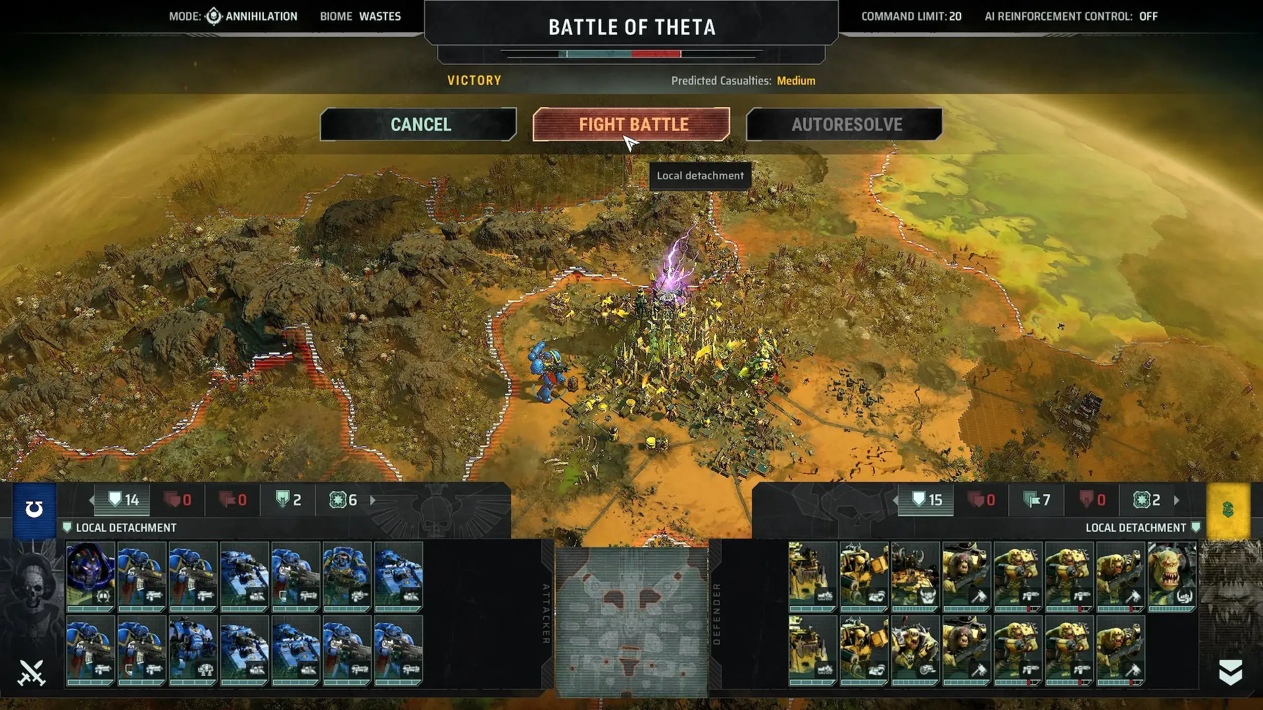 Total War At 40,000 Times Scale